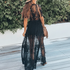 Boho Black Maxi Dress