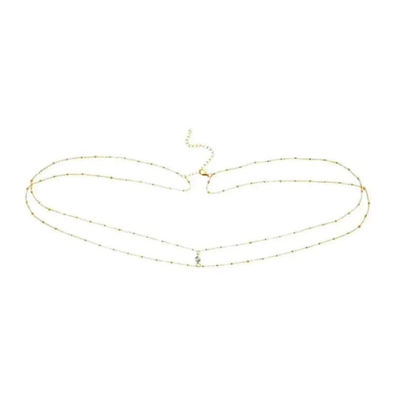 Boho Rhinestone Belly Chain