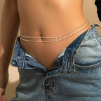 Boho Rhinestone Belly Chain