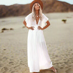 Boho Casual Summer Beach Cover Up Dress