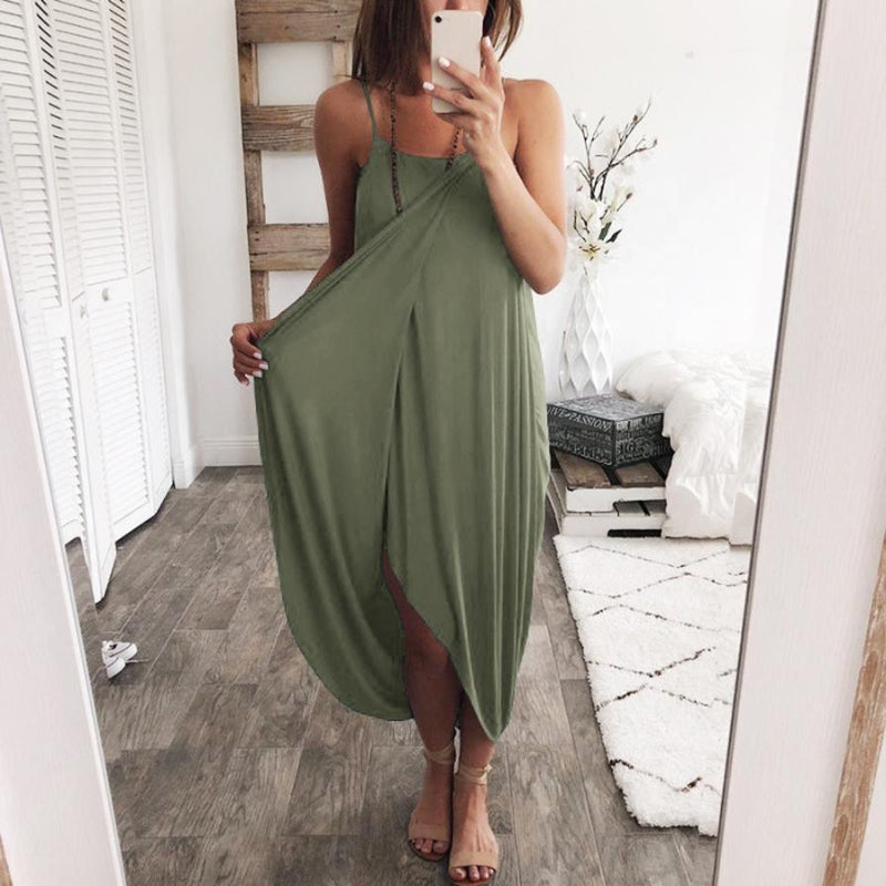 Boho Chic Spaghetti Strap Dress
