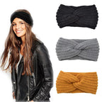Knit Headband Knot Cross