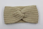 Knit Headband Knot Cross