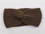 Knit Headband Knot Cross