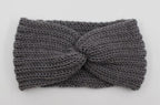Knit Headband Knot Cross