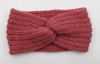 Knit Headband Knot Cross