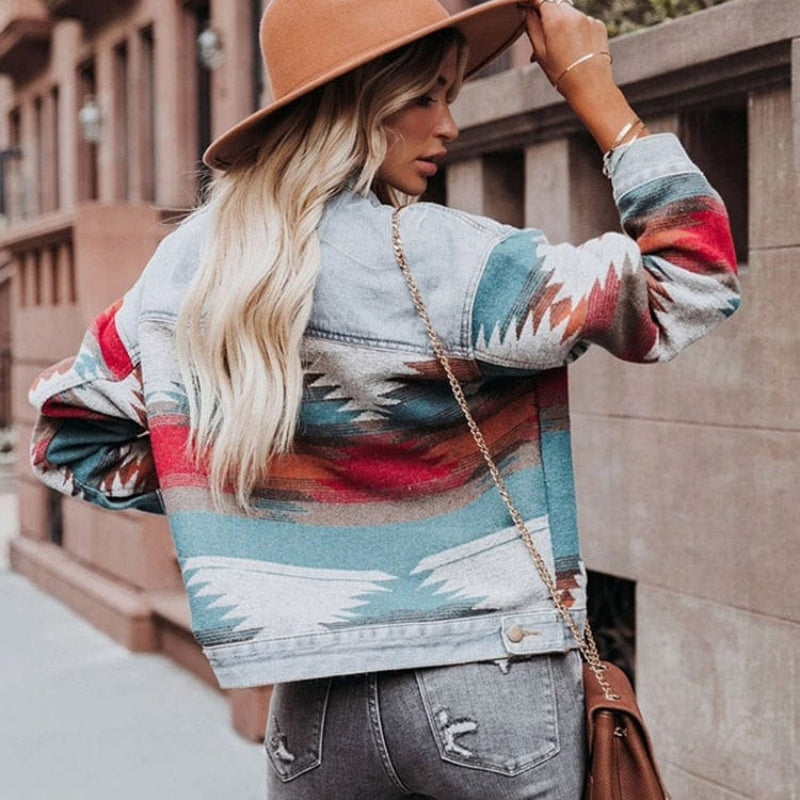 Boho Denim Jacket