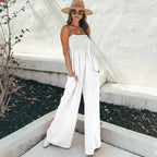 Casual Spaghetti Strap Jumpsuit Rompers