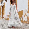 Boho Floral Maxi Sundress