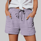 Boho Mid-Rise Beach Shorts