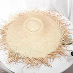 Boho Woven Straw Beach Sun Hat