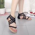Boho Cross Tied Sandals
