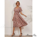 Boho Loose Midi Dress for Women