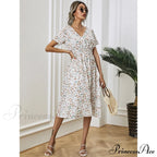 Boho Loose Midi Dress for Women
