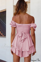 Boho Off Stylish Shoulder Romper