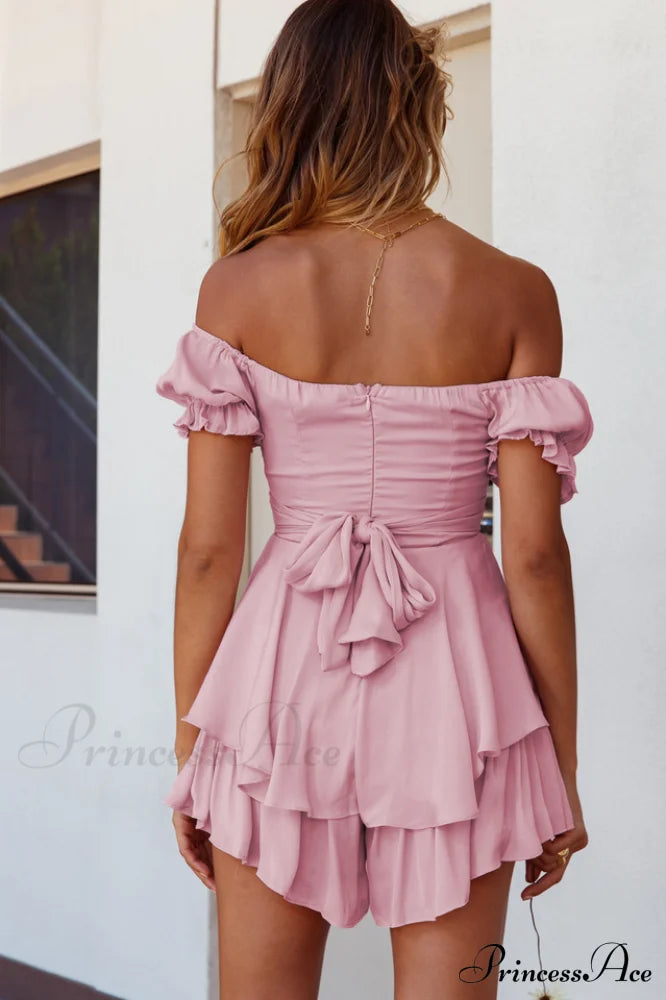 Boho Off Stylish Shoulder Romper