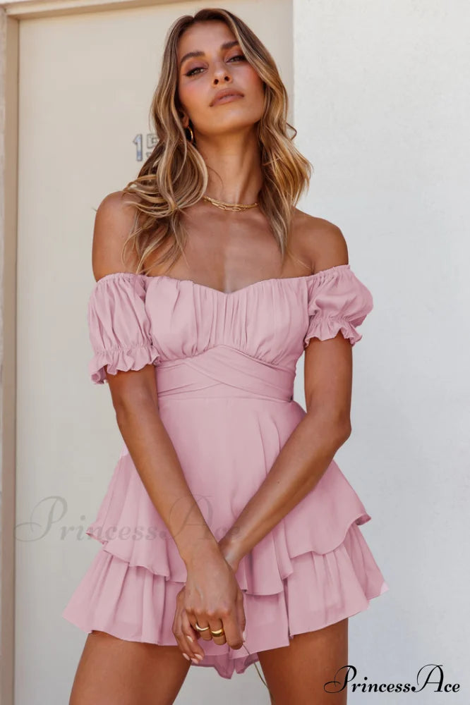 Boho Off Stylish Shoulder Romper