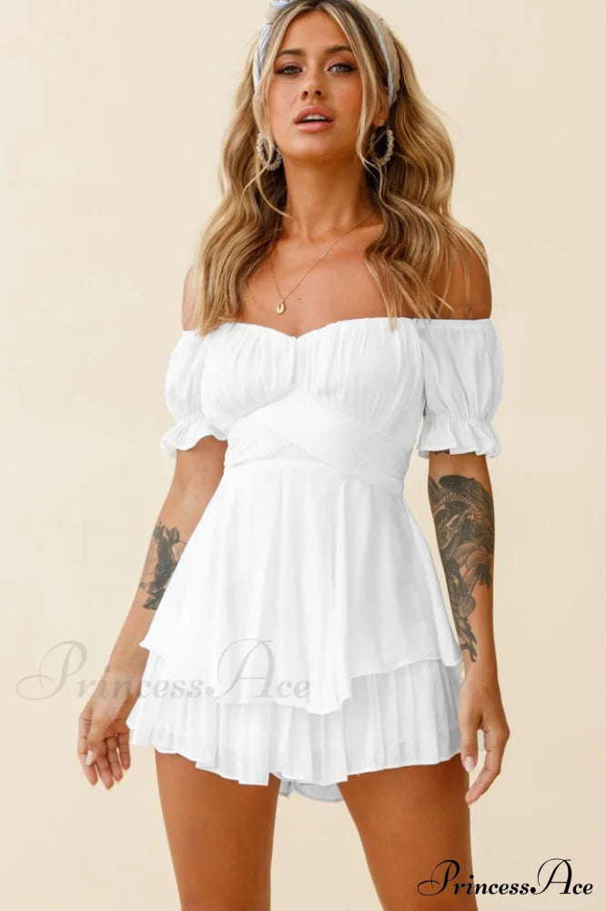 Boho Off Stylish Shoulder Romper