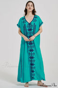 Boho Print Stylish Slit Dress