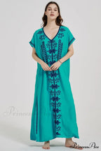 Boho Print Stylish Slit Dress