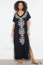 Boho Print Stylish Slit Dress