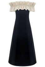 Haydée Exclusive Off the Shoulder Maxi Dress with Ruffles Statement Occasion Edit