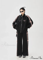 Bow Elegant Tracksuit Set