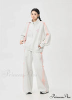 Bow Elegant Tracksuit Set