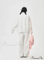 Bow Elegant Tracksuit Set