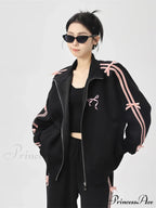 Bow Elegant Tracksuit Set