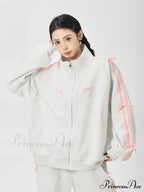 Bow Elegant Tracksuit Set
