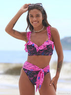 Brazilian Halter Push up Two Piece Set