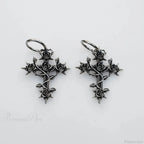 Bright Lunar Heavenly Dark Hoop Earring