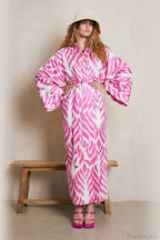 Brigitte One Of A Kind Ikat Maxi Kimono