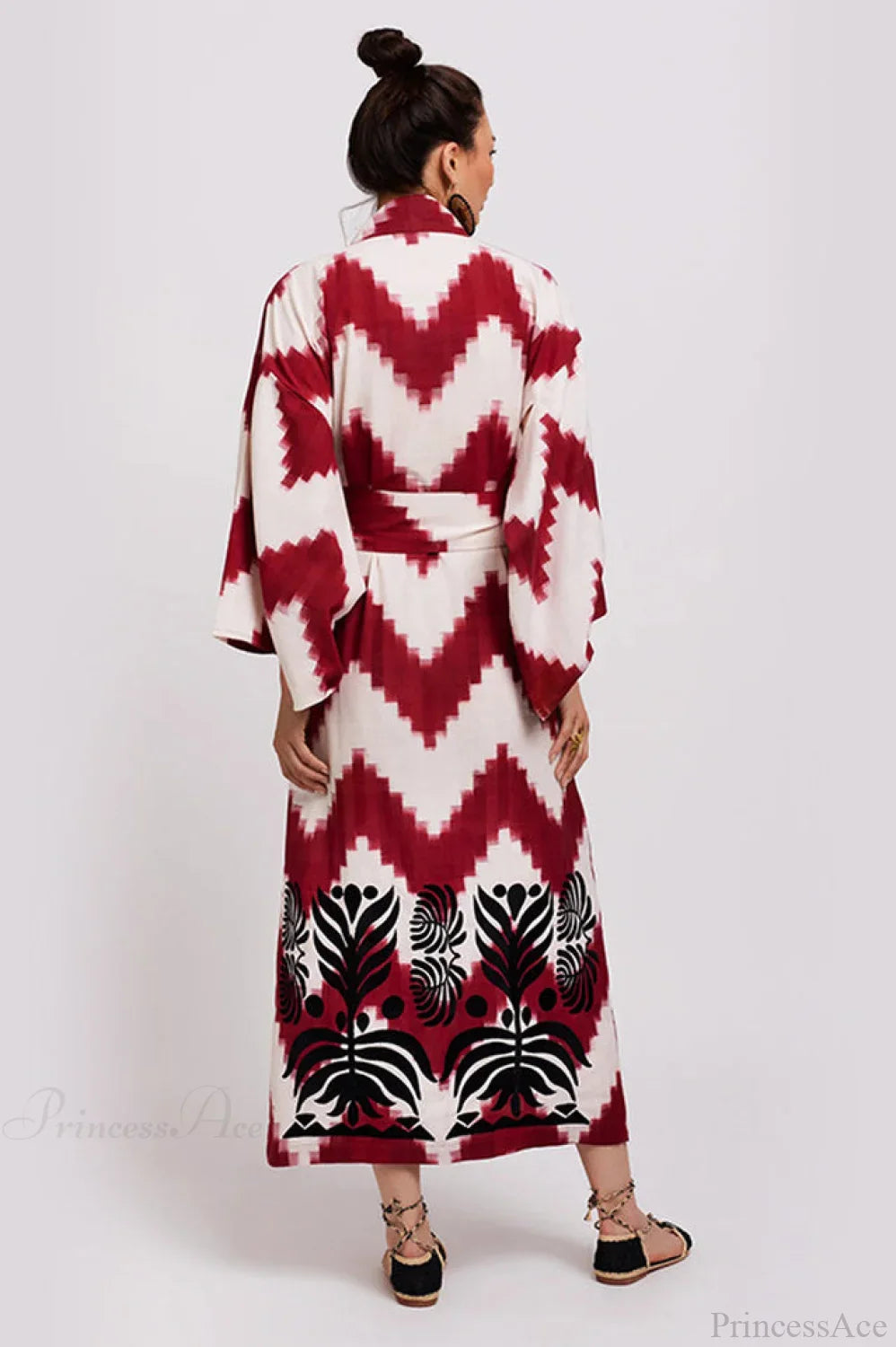 Brigitte One Of A Kind Ikat Maxi Kimono