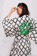 Brigitte One Of A Kind Ikat Maxi Kimono