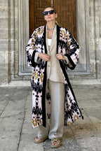 Brigitte One Of A Kind Ikat Maxi Kimono