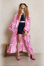 Brigitte One Of A Kind Ikat Maxi Kimono