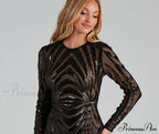 Bring The Shine Charming Sequin Mini Dress