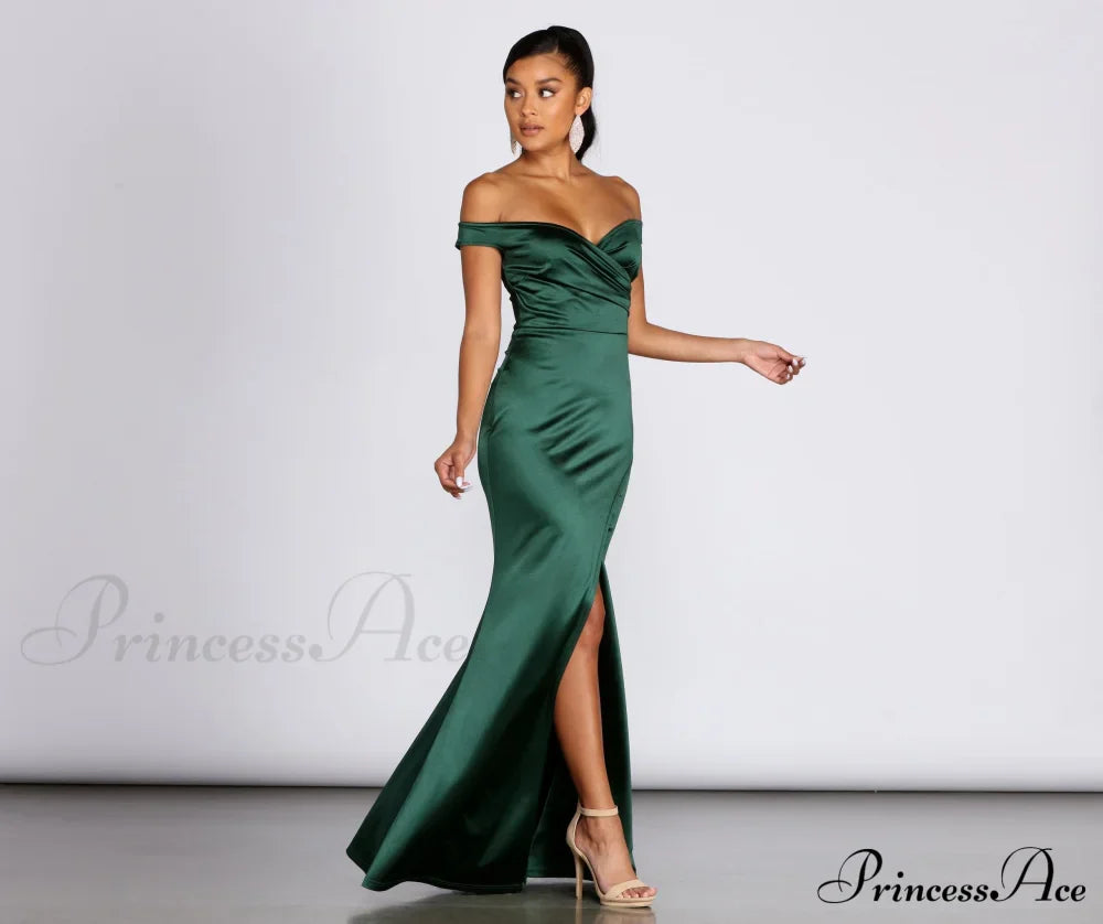 Brit Formal Off Charming The Shoulder Dress