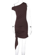 Brynlee Diagonal Mini Dress