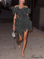 Butterfly Short Sleeve Trendy Bodycon Mini Dress