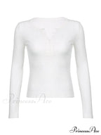 Minimalist Versatile Buttoned Knit Top