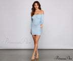 Button Down Chic Charming Ribbed Mini Dress
