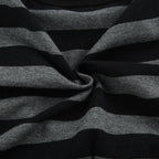 Button Full T Vintage V Crop Top Harajuku Neck Blouse Arm Knitted Women Grunge Tee Striped Y2K Outfits