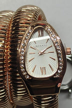 Fashionable Quartz Snake Bracelet Watch