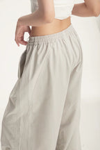 Balloon Drawstring Palazzo Pants