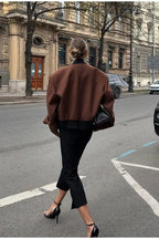 Vintage Lapel Short Jacket