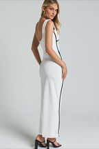 Sexy Tank Colorblock Pencil Bodycon Dress