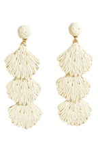 Bohemian Style Woven Seashell Vacation Earrings